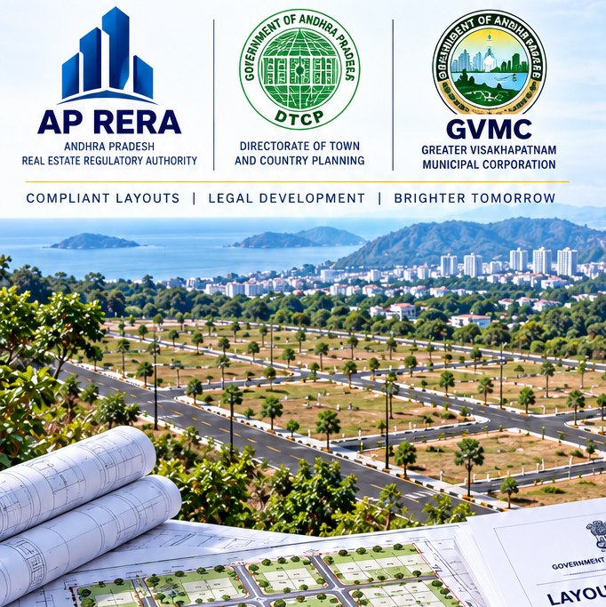 AP RERA, DTCP and GVMC Layout Services