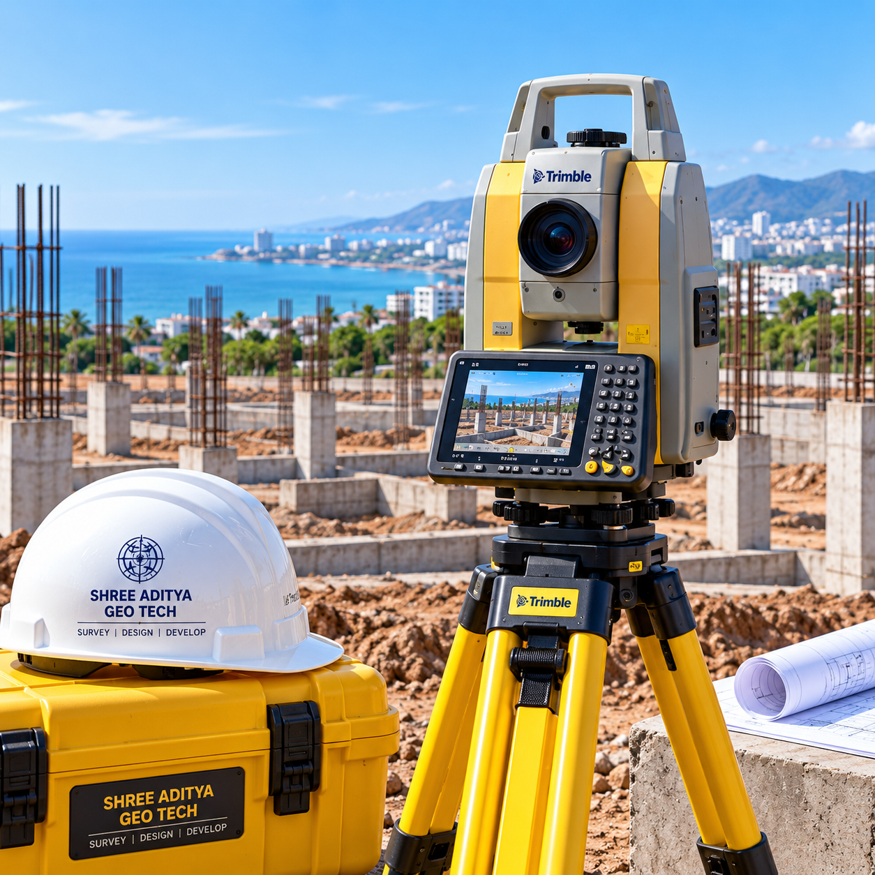 ETS Total Station Surveying with Trimble Instrument